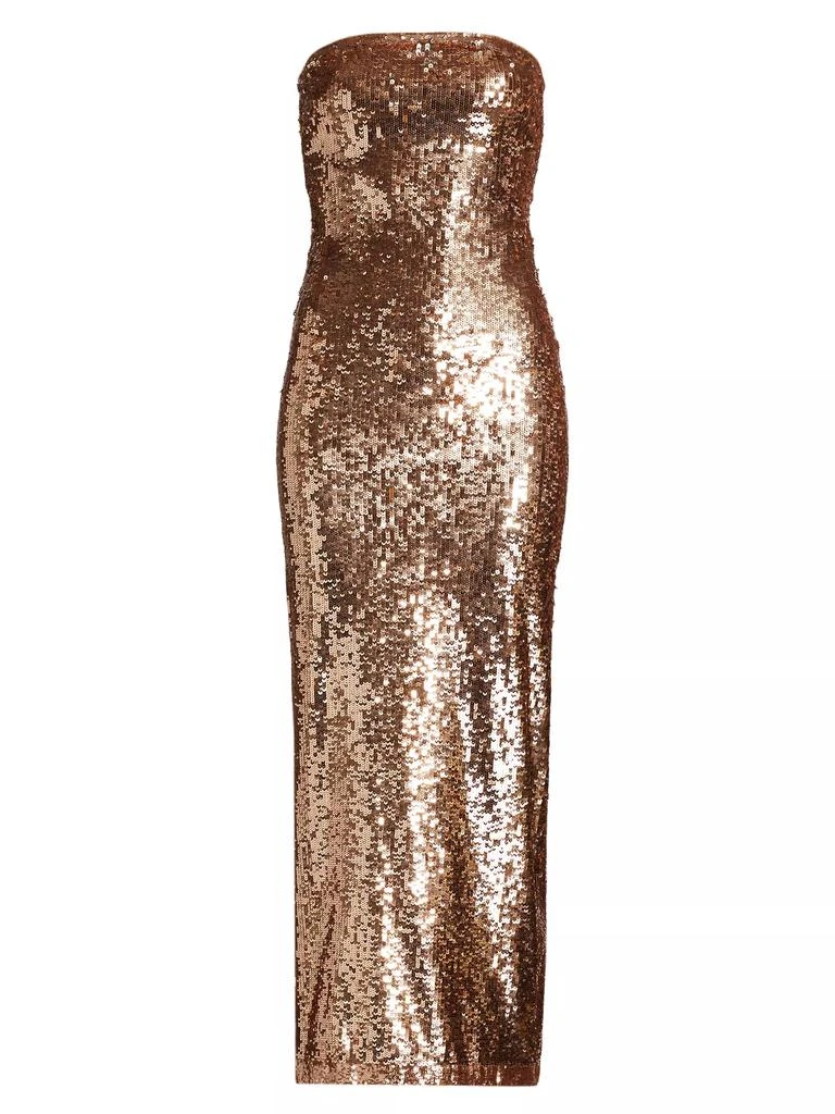 chinese dress ladies Alice and Olivia Fifi Embellished Sleeveless Gown MSRP $1495  DGFOutlet