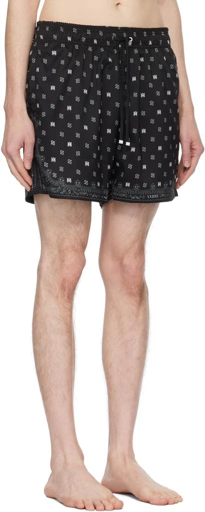 AMIRI Black MA Paisley Swim Shorts 2