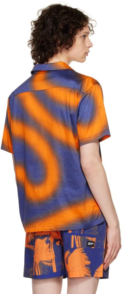 Double Rainbouu Orange & Blue Printed Shirt 3