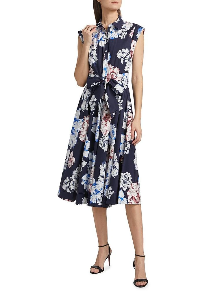 Jules Printed Poplin Midi-Dress  On Sale Now with Up to 71% Off | Discover  Exclusive Deals & Savings at BeyondStyle  Authentic Milly collared|women's| midi-length|dresses|cap sleeve|a-line|floral|Women's|modern|women's apparel  with Limited-Time ...