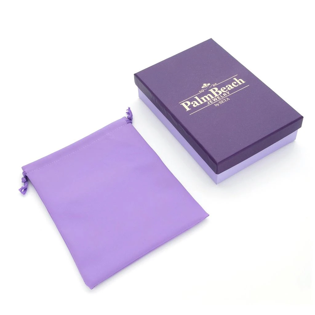 Palm Beach Jewelry Roman Numeral Gold Ion-Plated Stainless Steel Bracelet and Ring Set 4