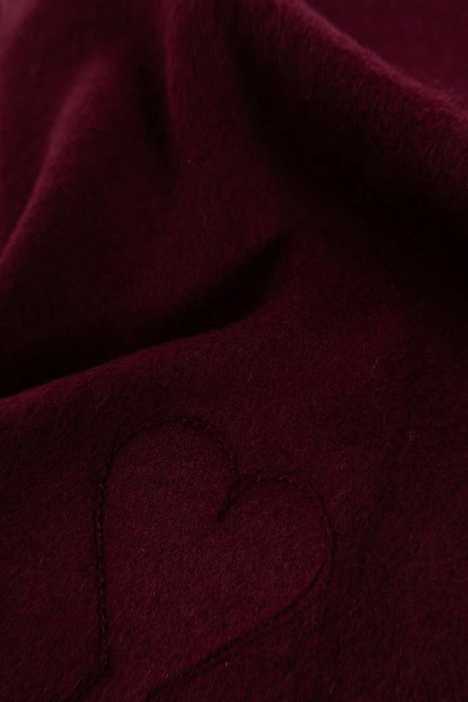 AMI Wool scarf with fringes 4