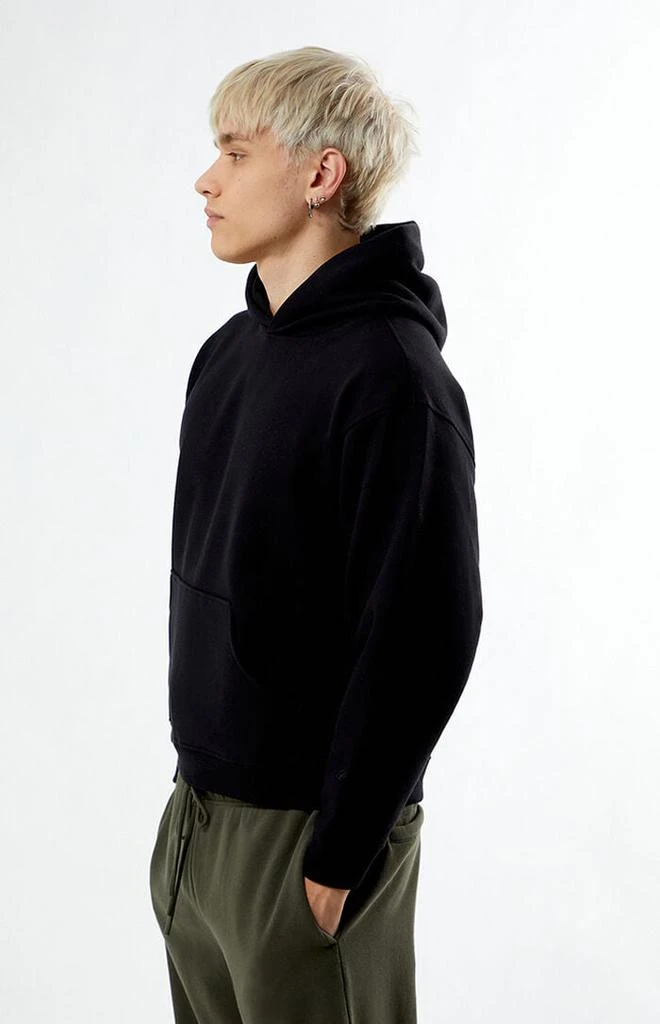PacSun Black Solid Color Hoodie 2