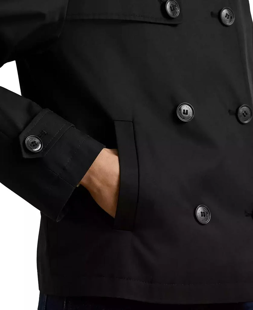 Ralph Lauren Petite Short Double-Breasted Trench Coat 5