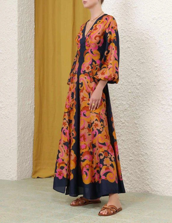 Zimmermann Acadian Long Sleeve Maxi Dress 2