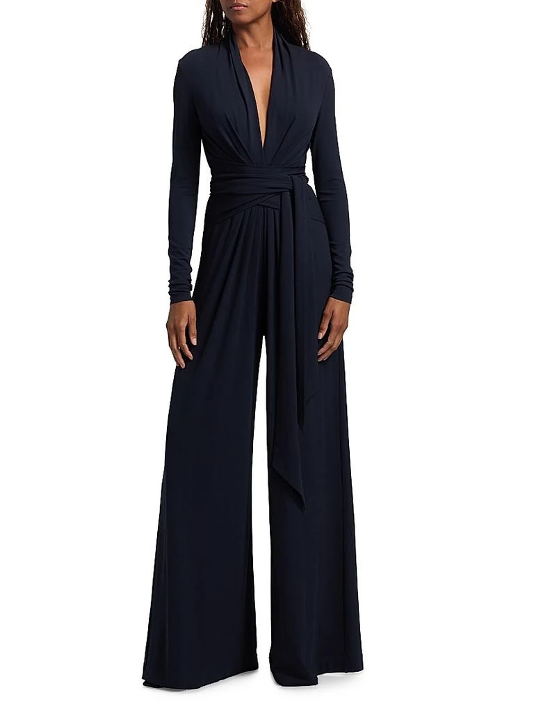 Michael Kors Tie-Waist Palazzo Jumpsuit 3