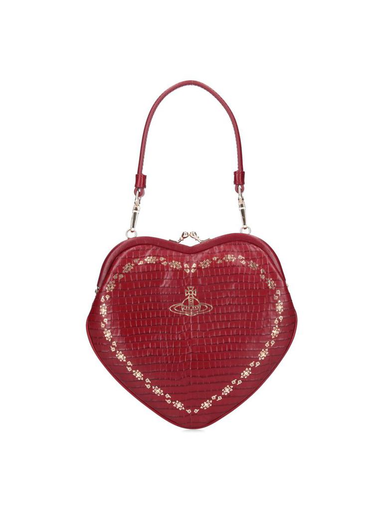 【VIPセール】VIVIENNE WESTWOOD クロスバッグ SAFFIANO HEART Vivienne Westwood Louise Saffiano Heart Crossbody Bag