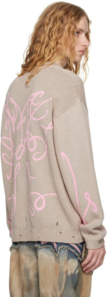 Acne Studios Beige Printed Sweater 3