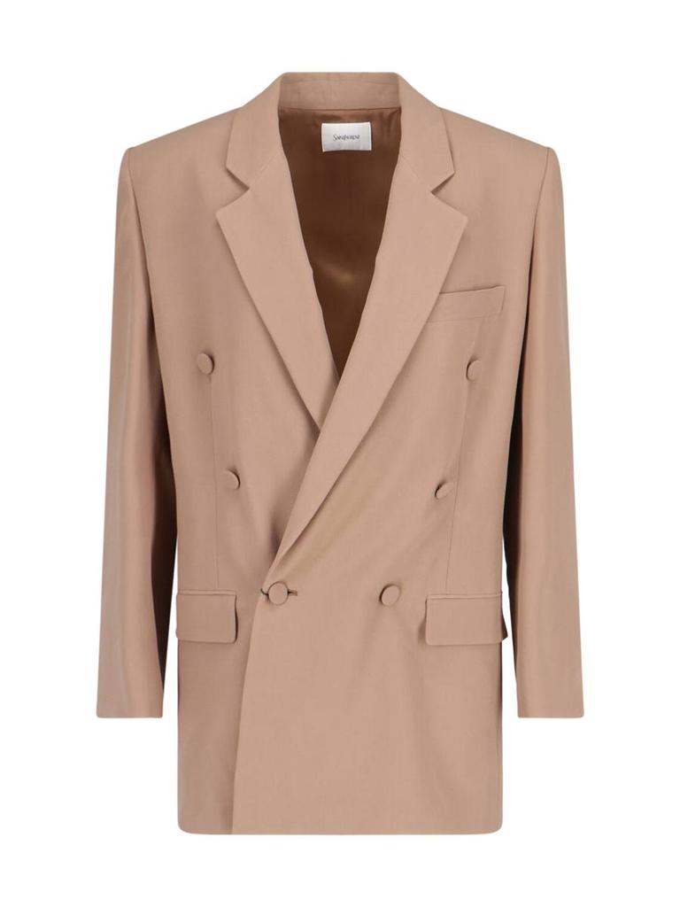 【関税＆送料込み】Saint Laurent Silk Crepe Jacket SAINT LAURENT - Jacket in silk crepe | Leam Roma - Luxury