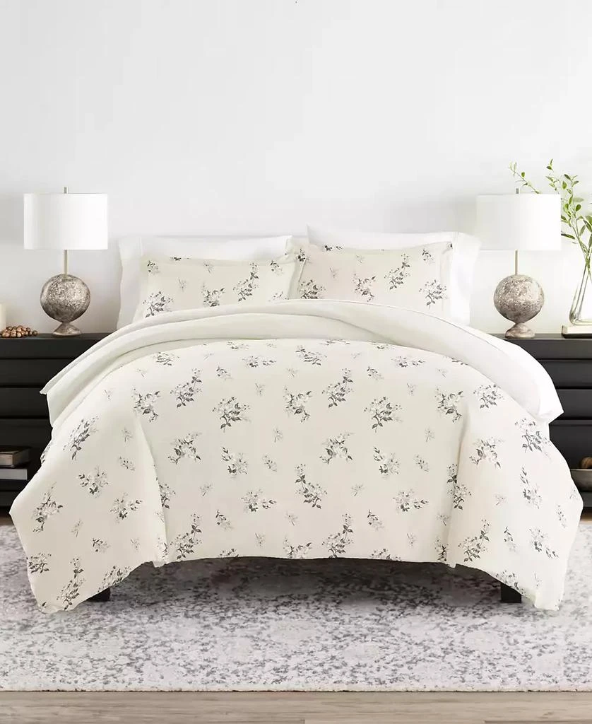IENJOY HOME Timeless Pattern Reversible 2-Pc. Duvet Cover Set 1