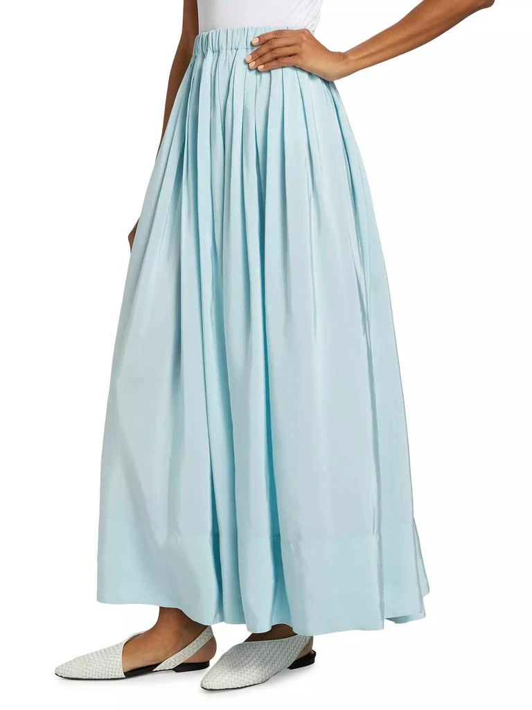 Co Pleated Elasticized Maxi Skirt 4