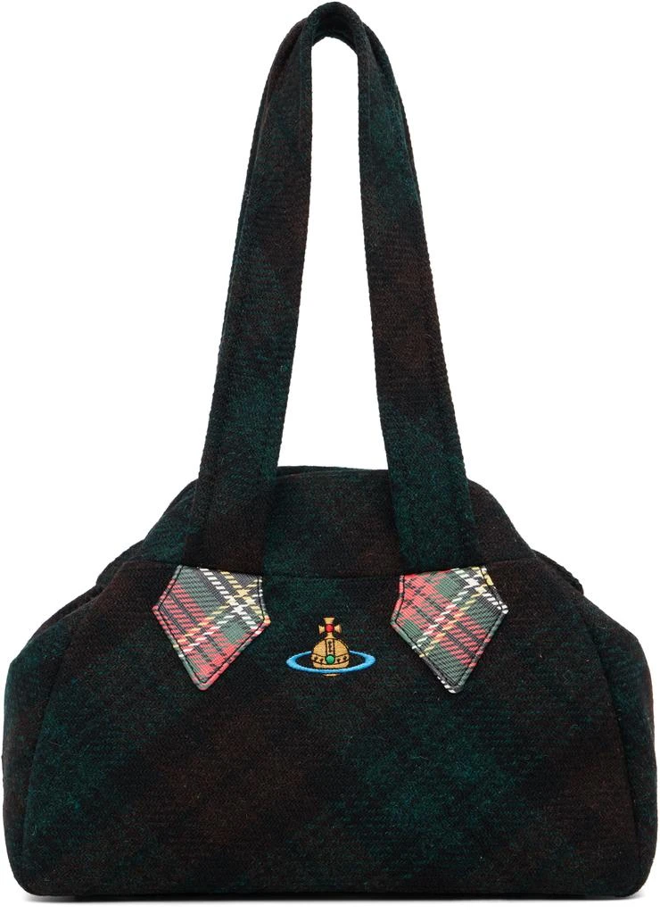 Vivienne Westwood Green Yasmine Medium Archive Bag