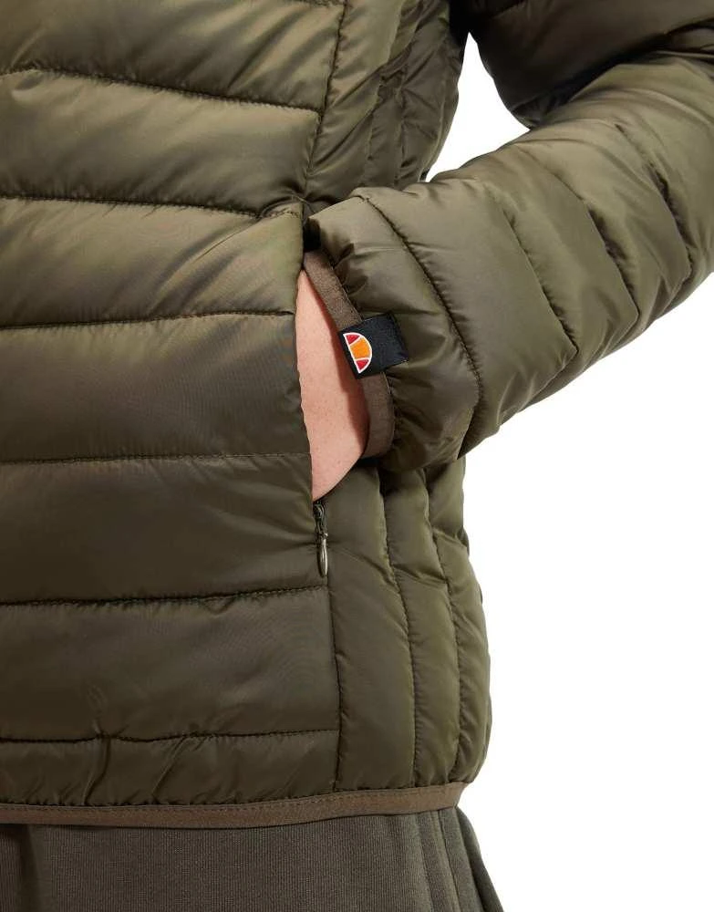 ELLESSE ellesse Lombardy padded jacket in khaki 2