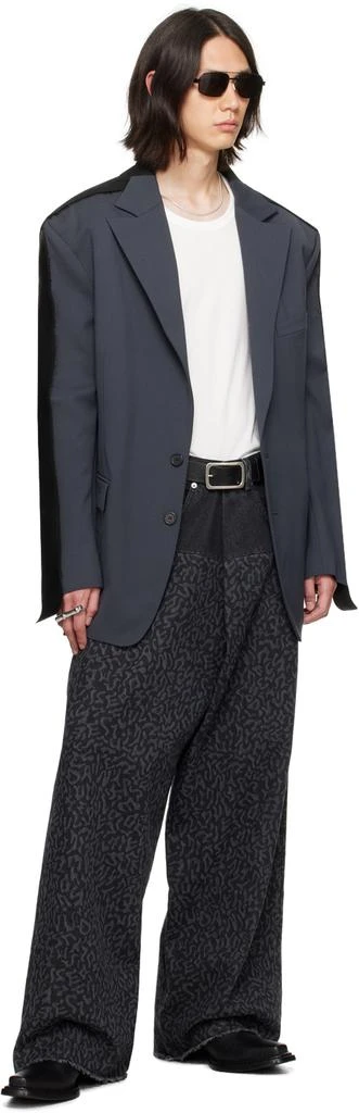 LU'U DAN Black Pleated Front Jeans 5