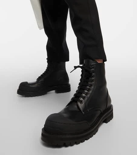 Marni Dada leather combat boots 4