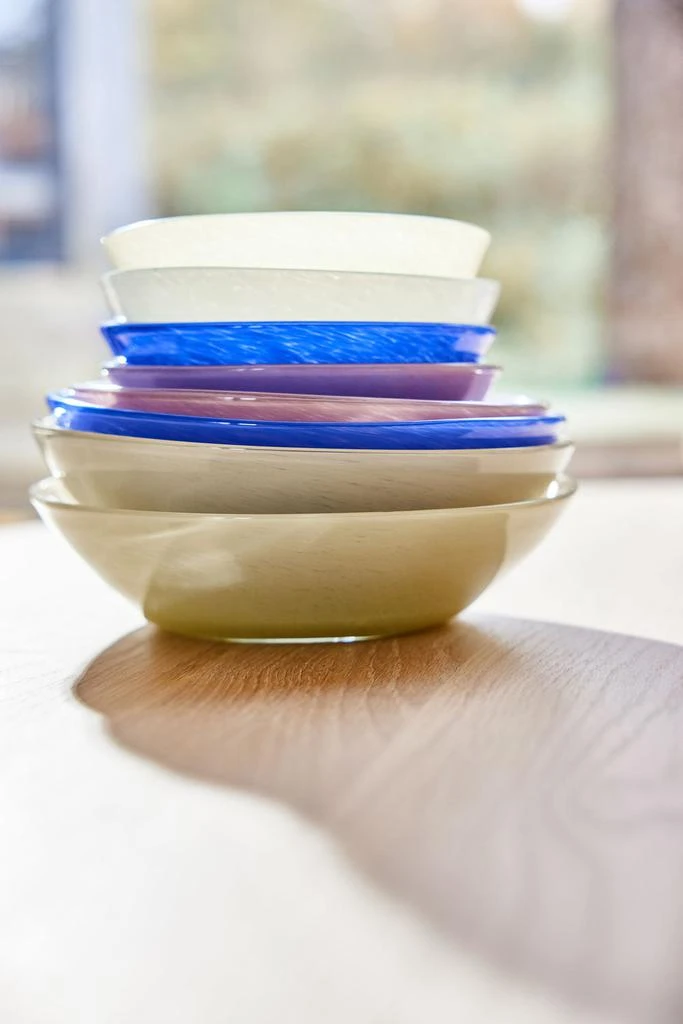 OYOY Living Design Bol Bleu En Verre Ø15Xh5Cm - Bleu 3