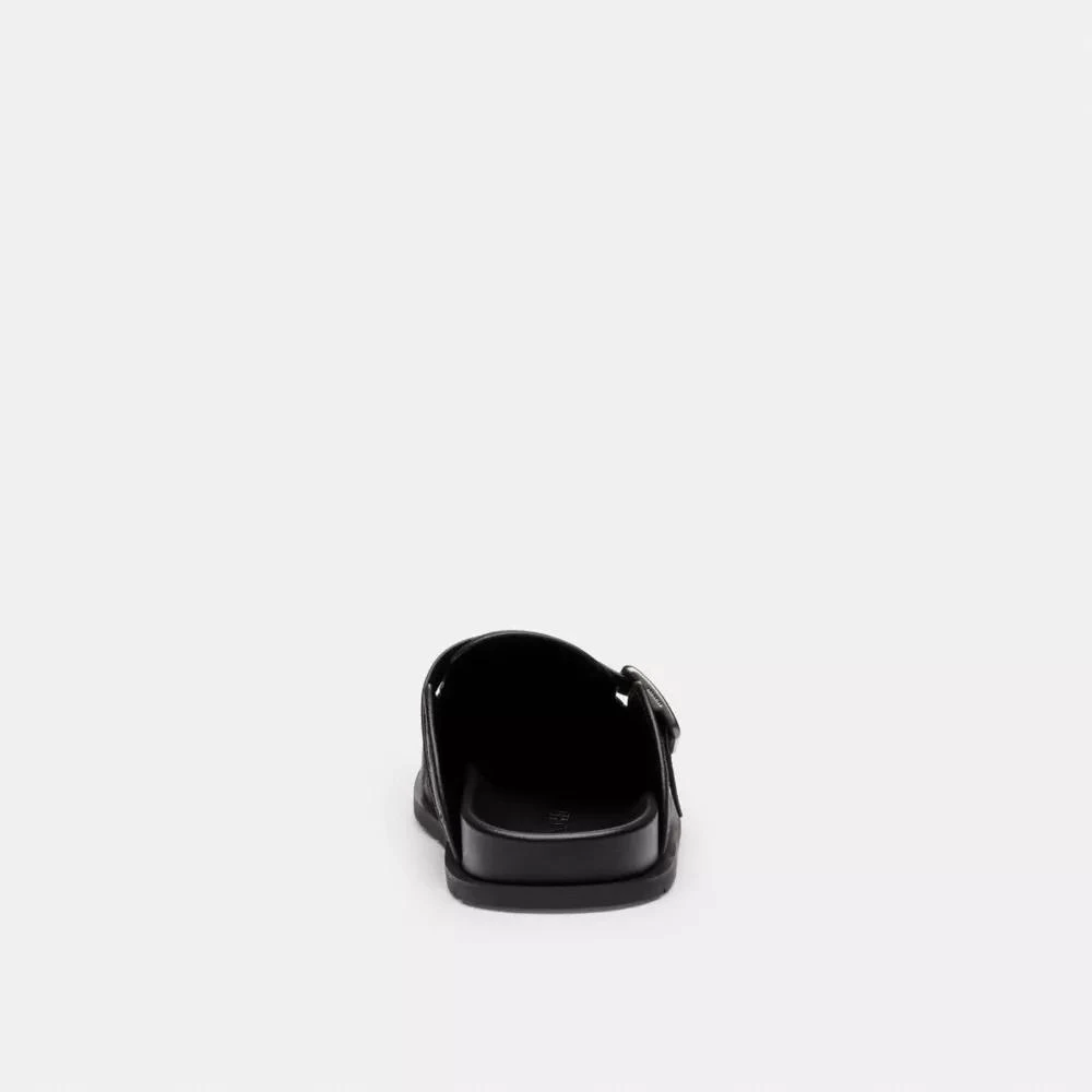 Coach Buckle Clog In Signature Jacquard 4