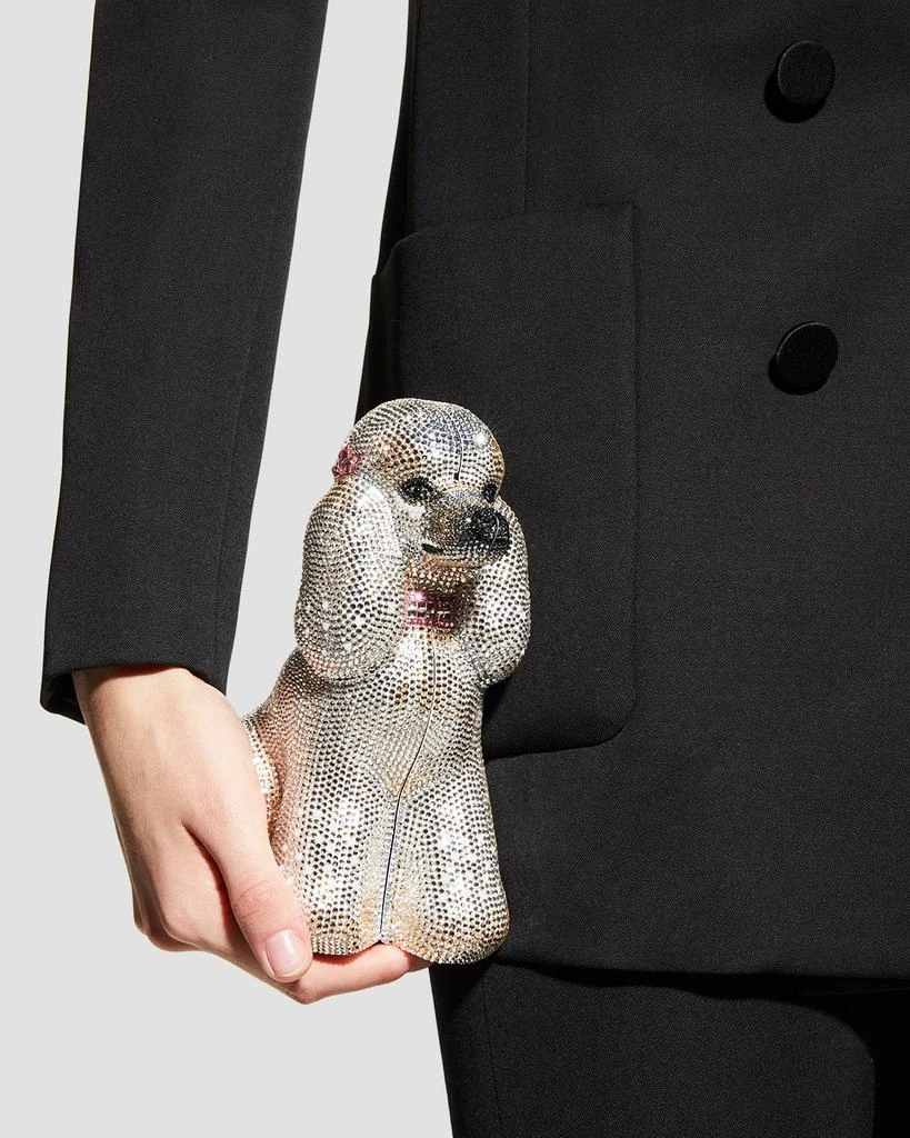 Judith Leiber French Poodle Crystal Clutch Bag 5
