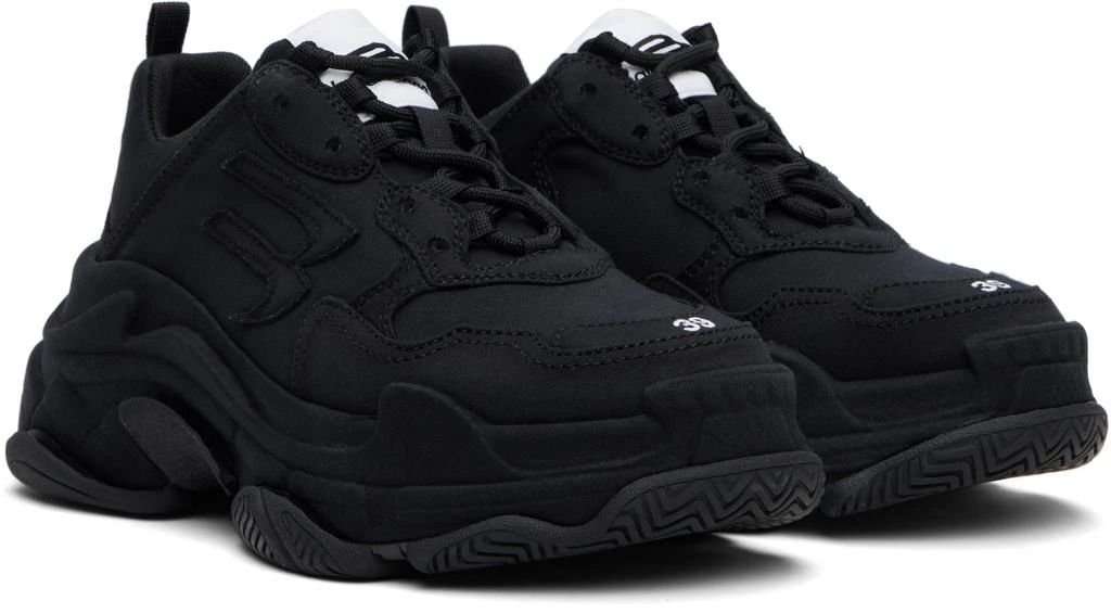 Balenciaga Black Triple S Sneakers 4