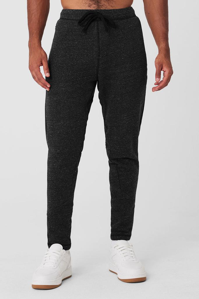 Alo The Triumph Sweatpant - Charcoal Black Triblend