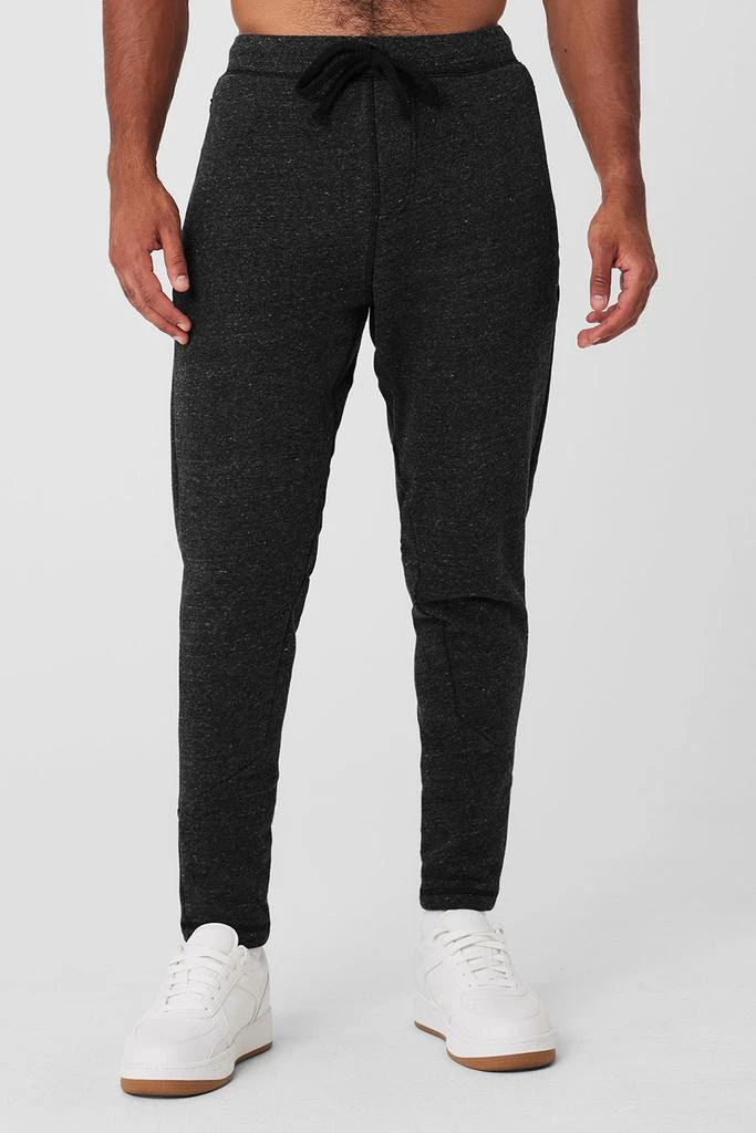 Alo The Triumph Sweatpant - Charcoal Black Triblend 1