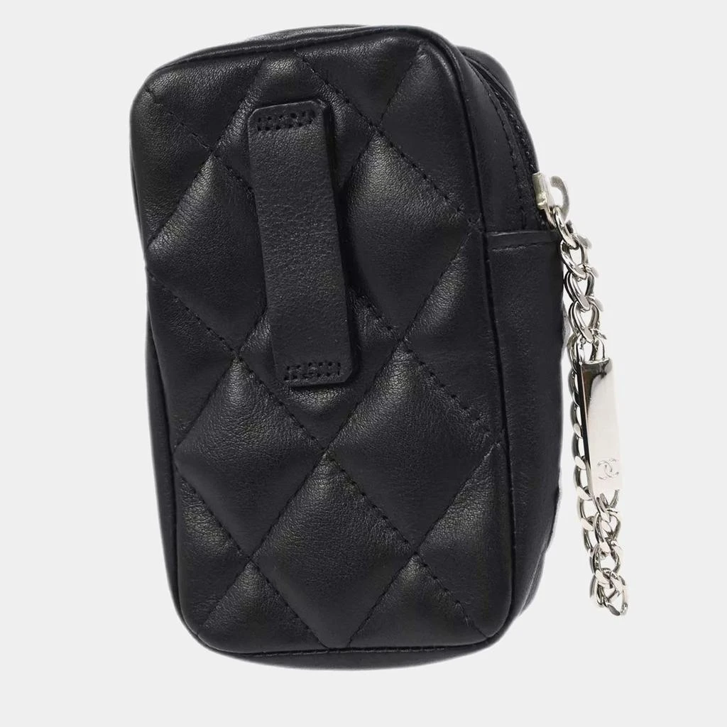 Chanel Chanel Black Calfskin Cambon Ligne Small Cigarette Case  2