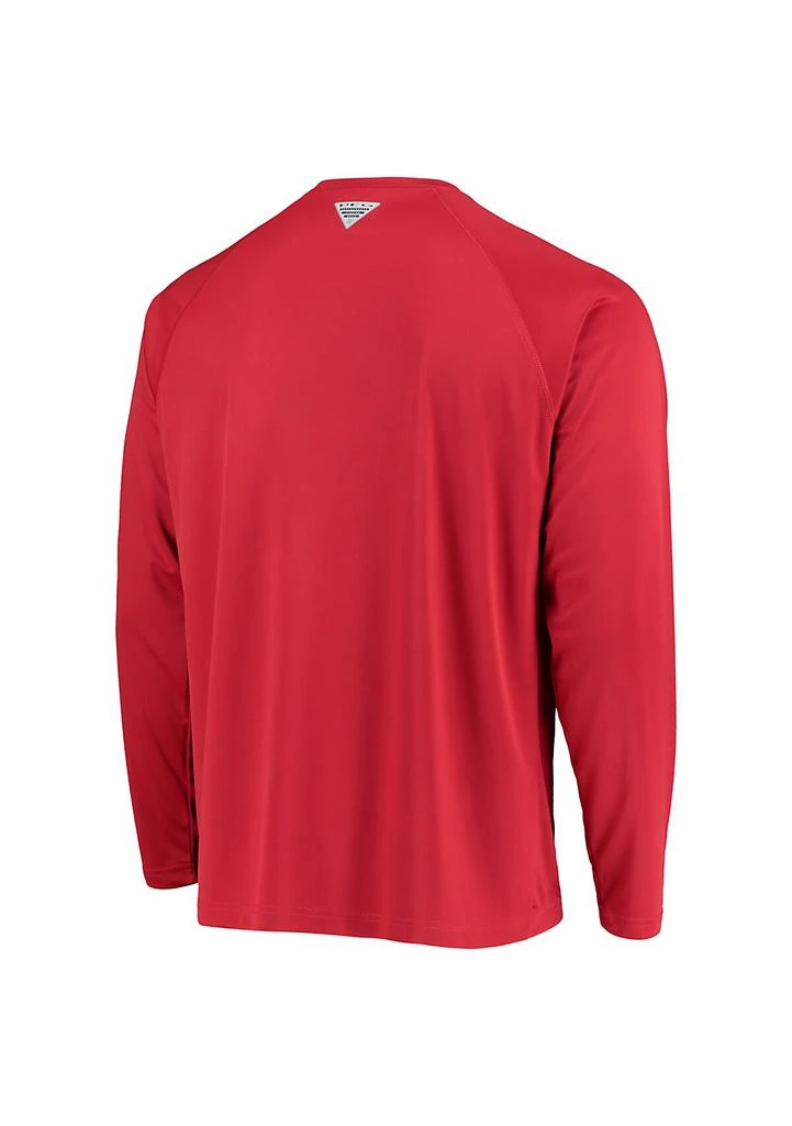 Columbia NCAA Ohio State Buckeyes Terminal Tackle Omni-Shade Raglan Long Sleeve T-Shirt 3