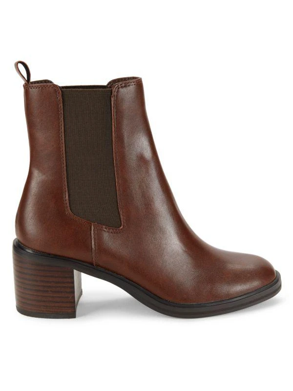 Saks Fifth Avenue Chloe 55MM Stacked Heel Ankle Boots 1