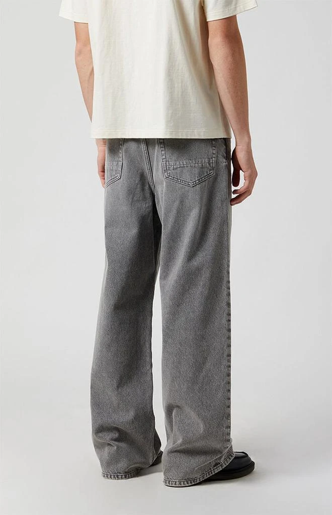 PacSun Gray Extreme Baggy Jeans 4