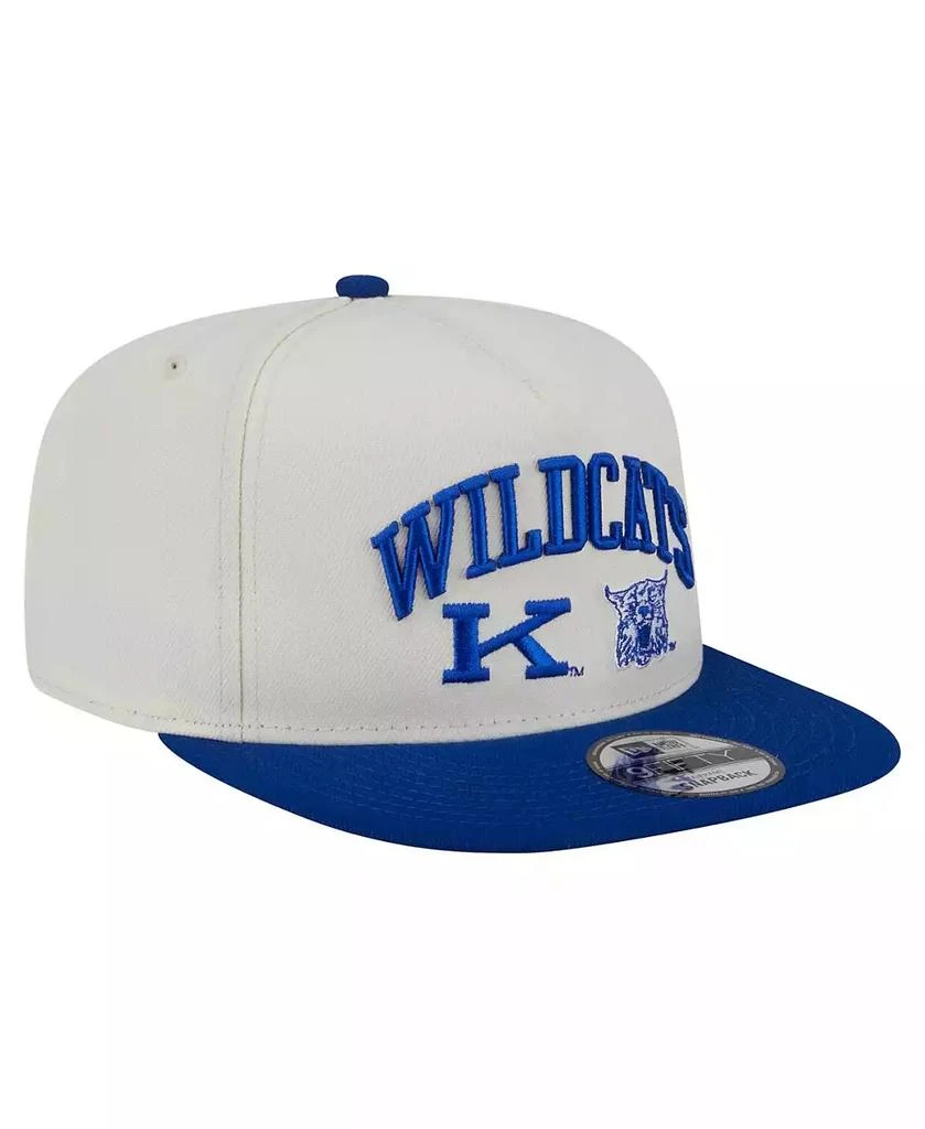 New Era Men's White Kentucky Wildcats Collegiate 9FIFTY A-Frame Snapback Hat 3