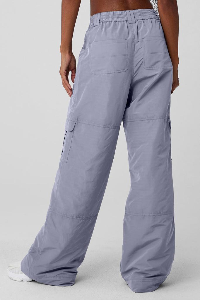 Alo High-Waist Ski-Moto Puffer Pant - Fog