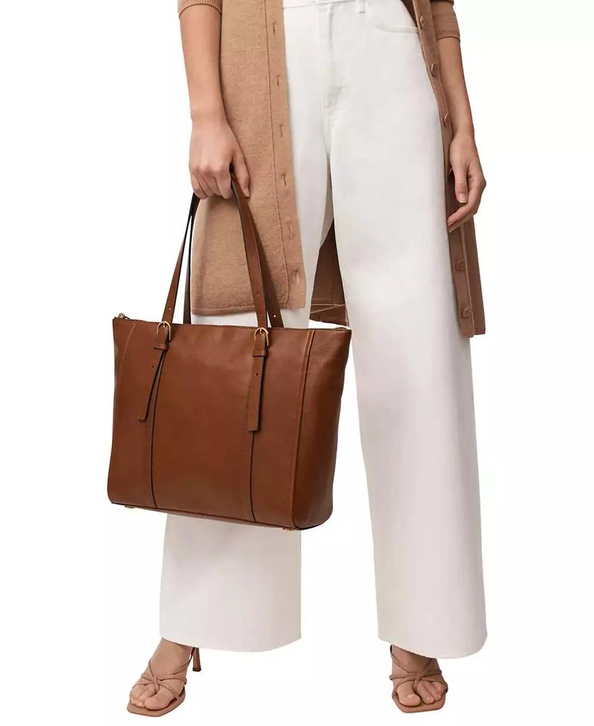 Fossil Carlie Leather Tote Bag 10