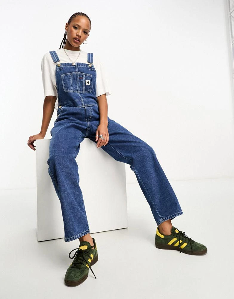 Carhartt WIP Carhartt WIP straight dungarees in blue wash 1