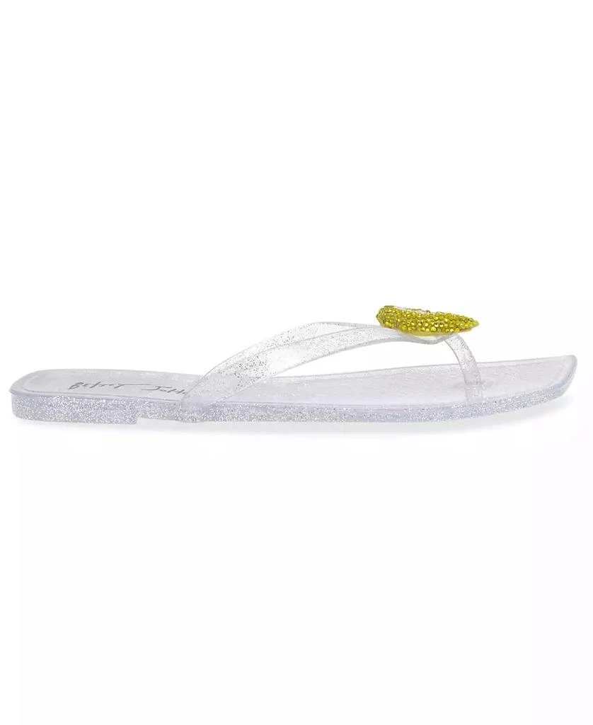 Betsey Johnson Women's Berry Novelty Jelly Flip Flop Sandals 2