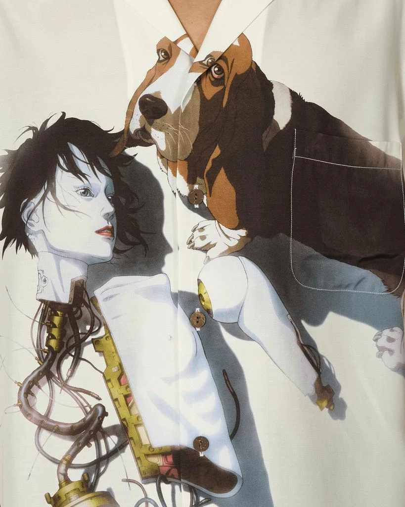Wacko Maria Ghost in the Shell 2: Innocence Hawaiian Shirt (Type-1) White 5