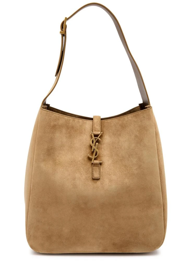 Yves Saint Laurent Le 5 à 7 large suede hobo bag 1