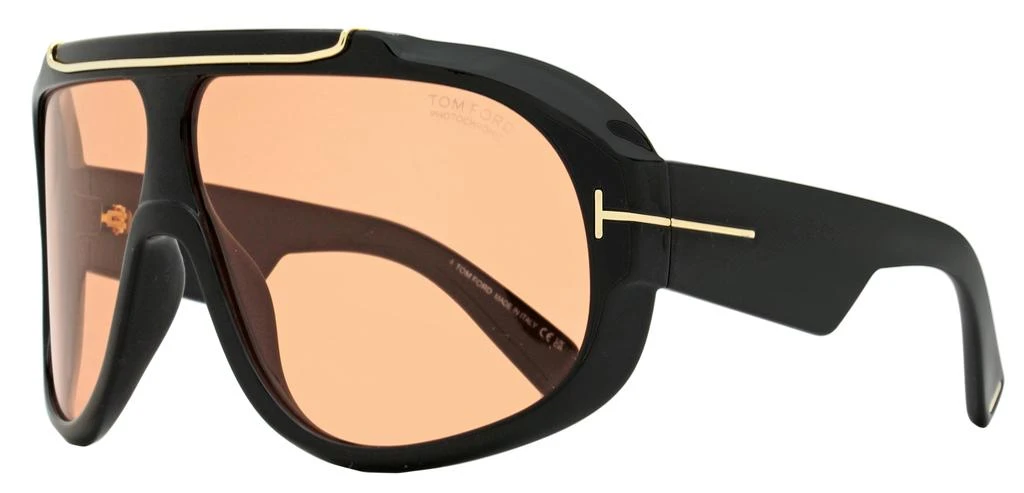 Shop Tom Ford Unisex Rellen Sunglasses TF1093 01E Black 71mm  display picture 1