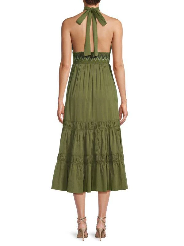 MISA Karolina Halter Midi Dress 2