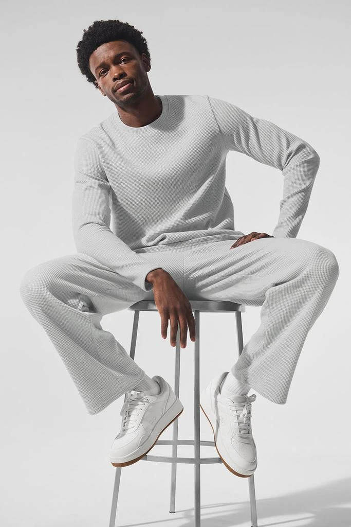 Alo Elevate Waffle Straight Leg Pant - Gravel 4