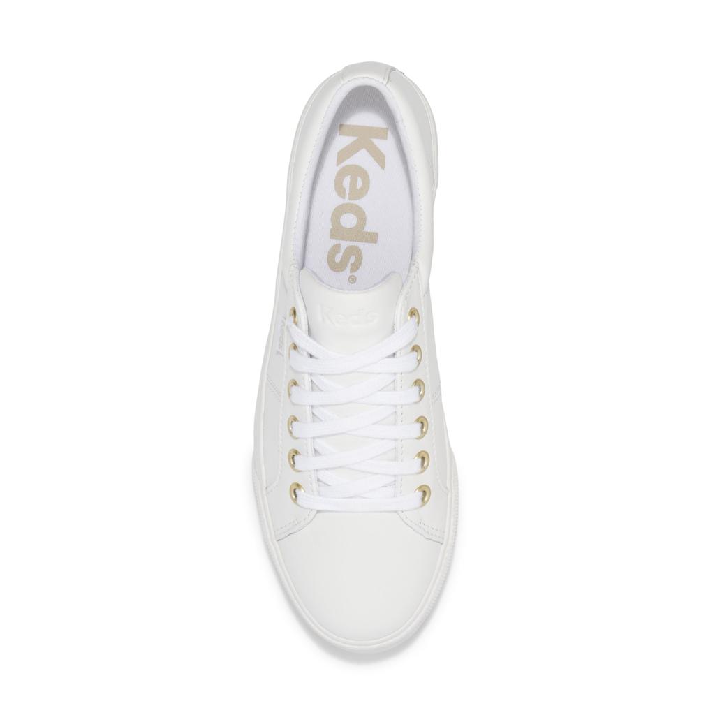 Keds white and gold shop