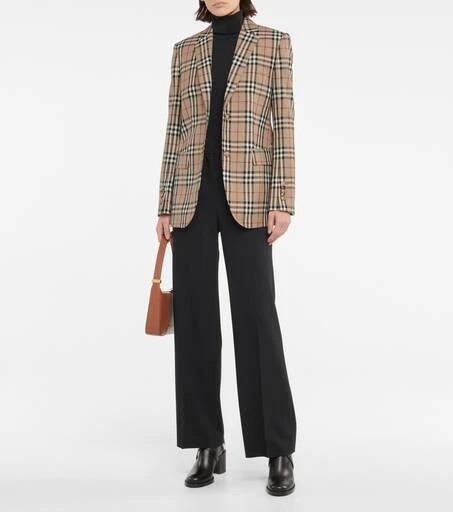 Burberry Vintage Check wool blazer 2