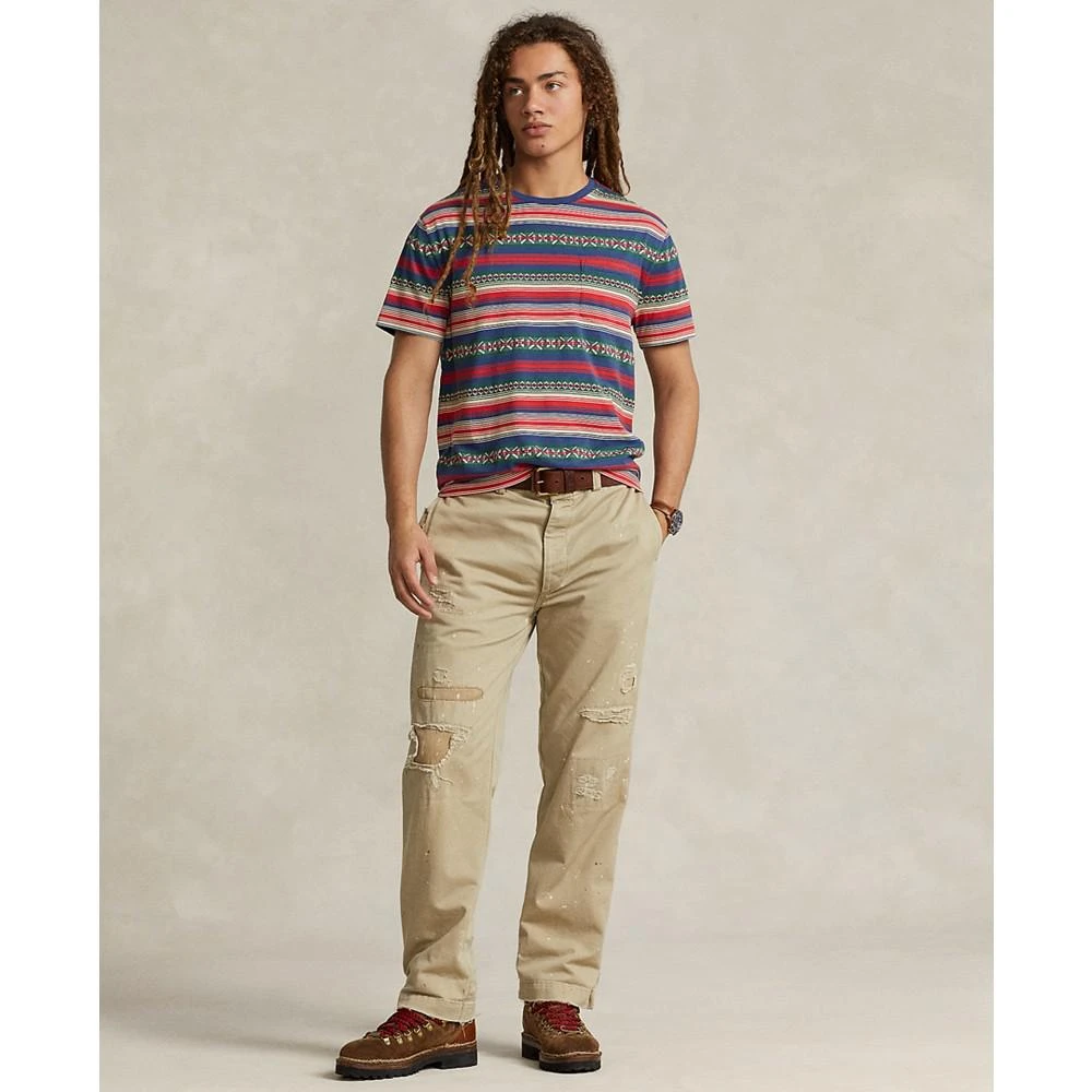 Polo Ralph Lauren Men's Classic Fit Striped Jacquard T-Shirt 4
