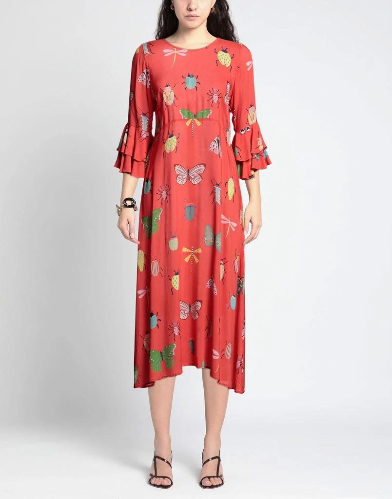 ROSE' A POIS Midi dress 2