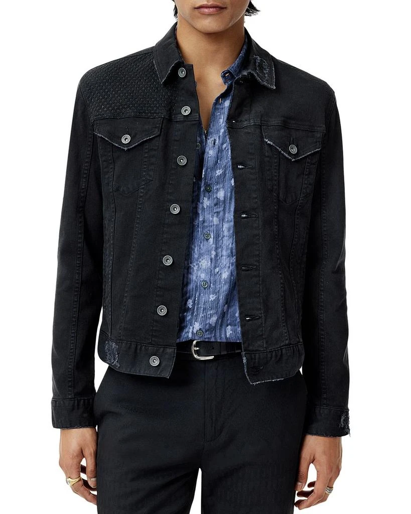 John Varvatos Wesley Distressed Trucker Jacket 2