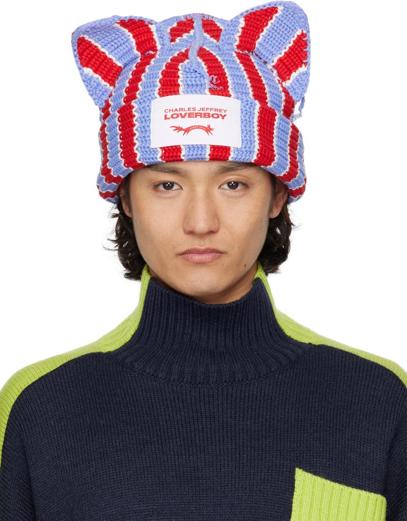 【お1人様1点限り】 Charles Jeffrey Loverboy Chunky Ears Beanie Scarf - Hats 帽子