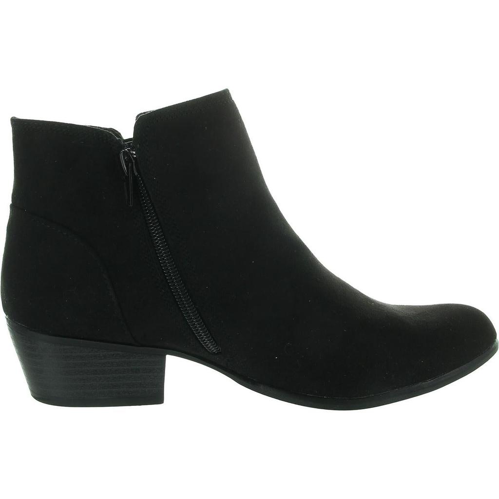 UNIONBAY Tavia Womens Zipper Faux Suede Booties
