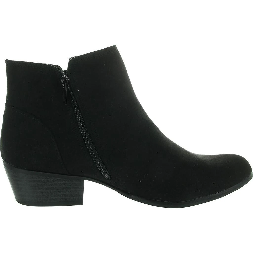 UNIONBAY Tavia Womens Zipper Faux Suede Booties 2