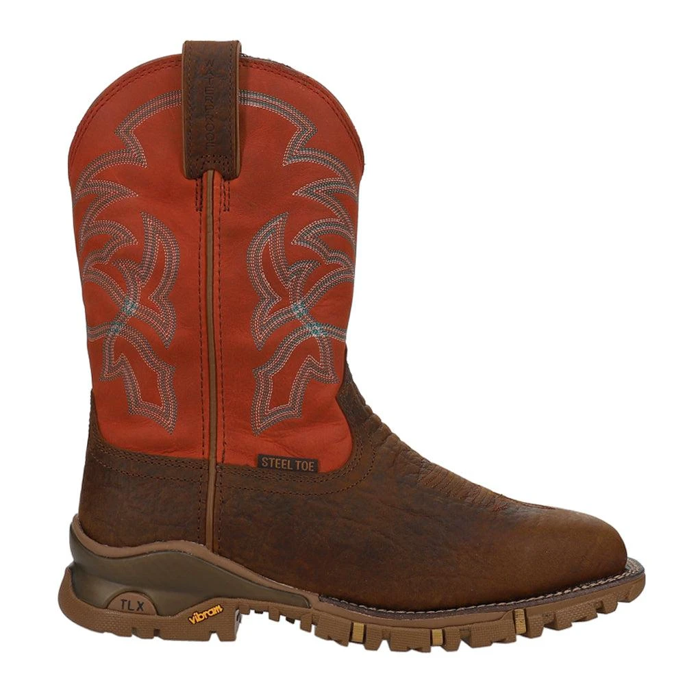Tony Lama Roustabout 11 Inch Waterproof Steel Toe Work Boots 1