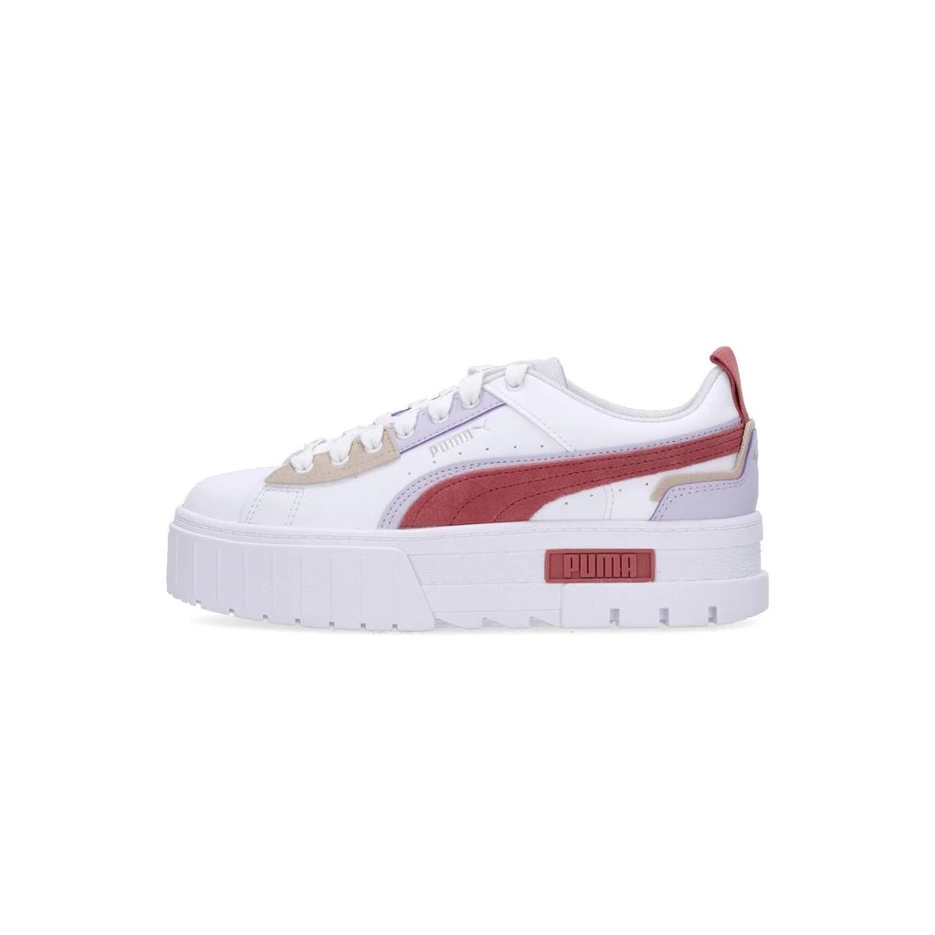 Puma Low Shoe Woman Mayze Ut Pop Wns White/heartfelt/spring Lavender 1
