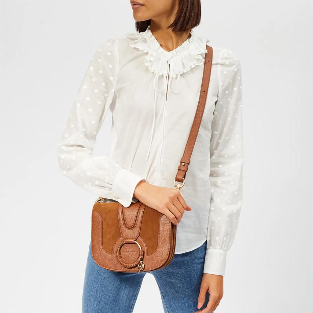 See by Chloé See by Chloé Hana Leather & Suede Saddle Bag 2